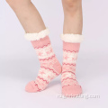 Зима густые теплые милые носки тапочки